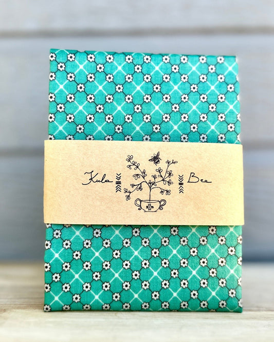 Bee Bread Wrap. Turquoise Skies - Kula Bee Goods