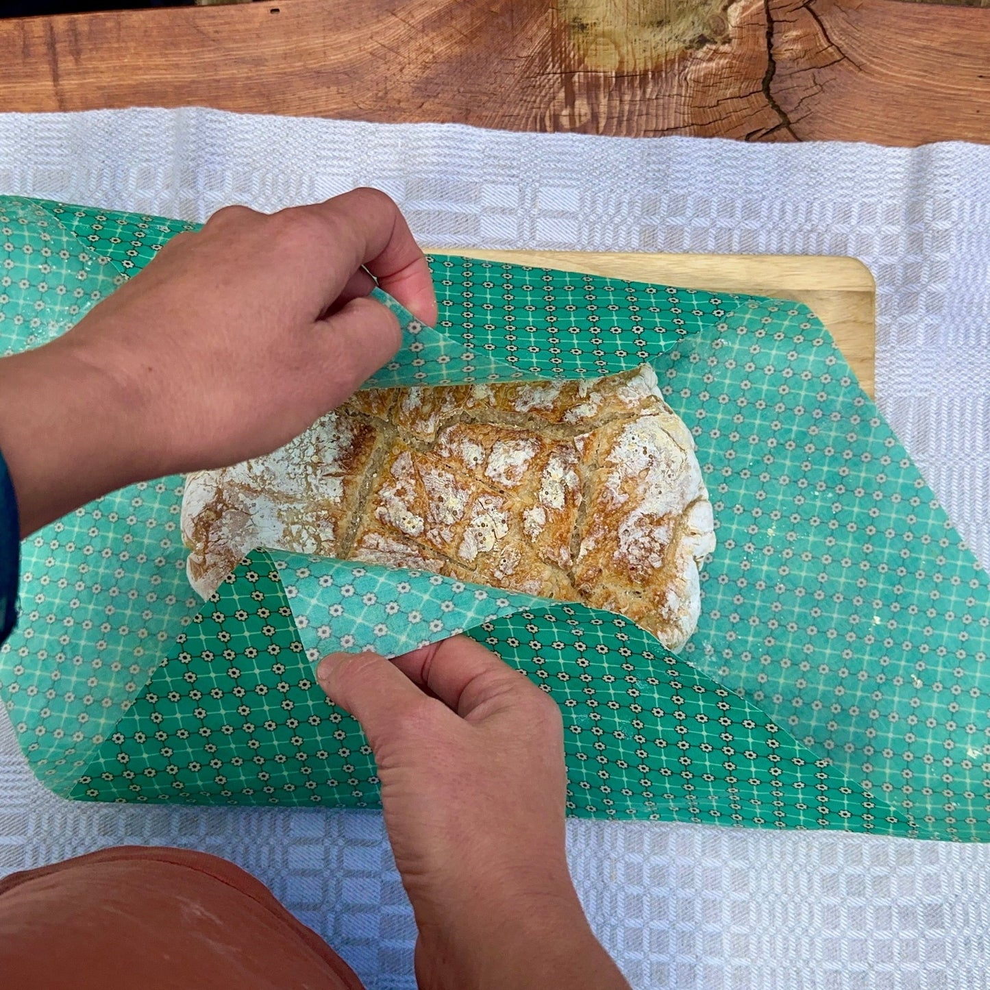 Bee Bread Wrap. Turquoise Skies - Kula Bee Goods
