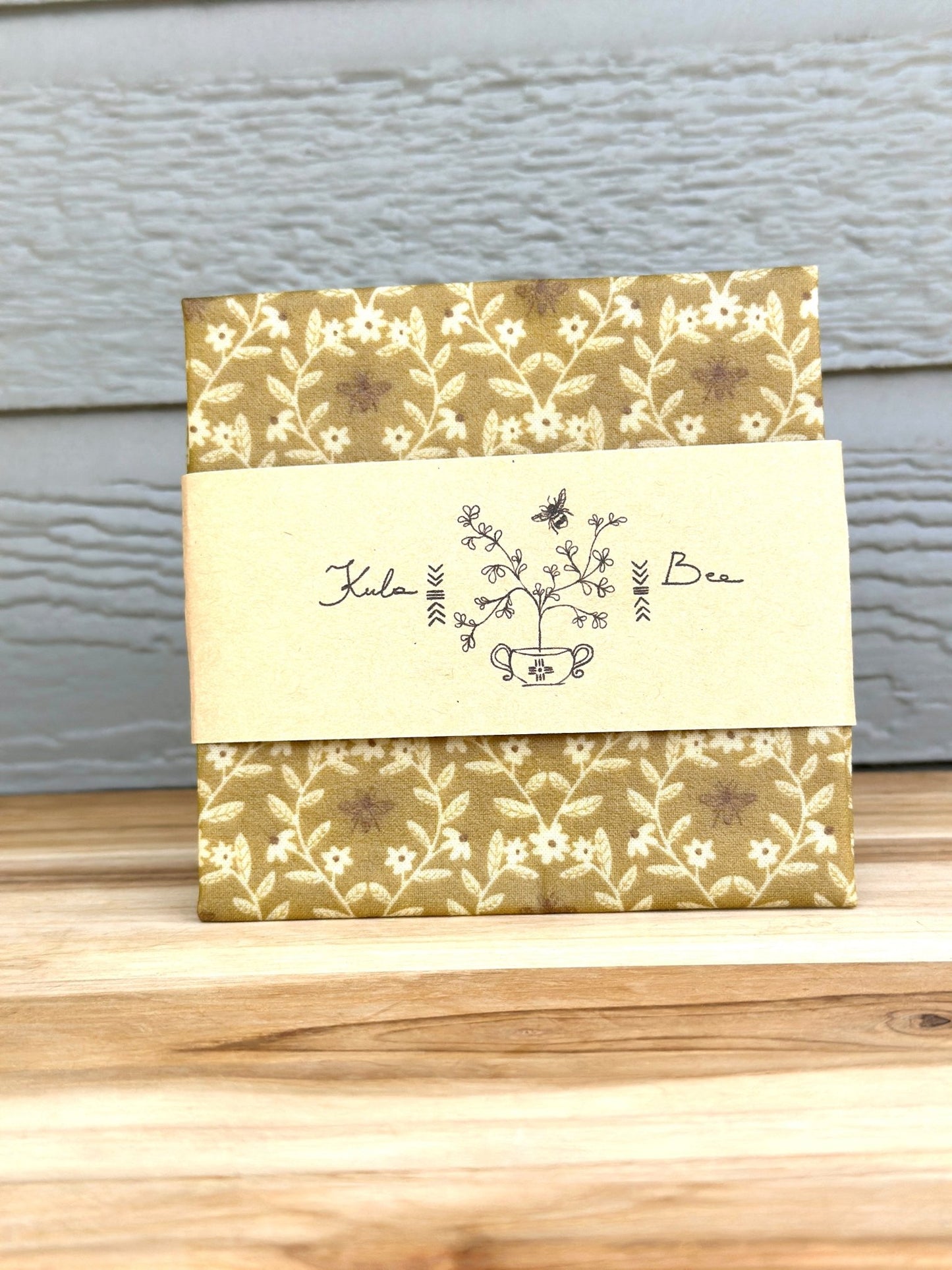 Bee Wrap. Reusable Beeswax Food Wrap Set. Bee Gentle in Grandma's Kitchen - Kula Bee Goods
