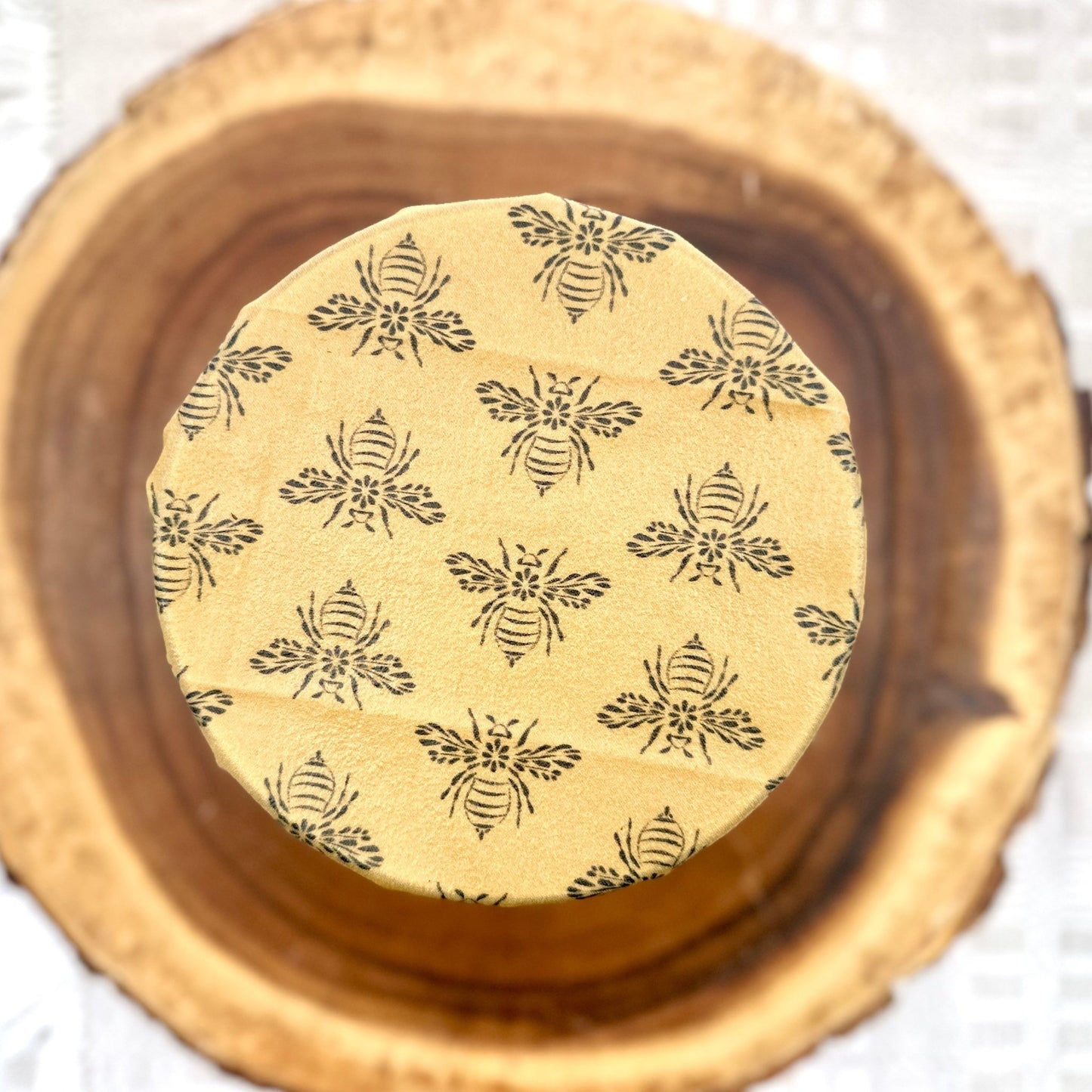 Bee Wrap. Reusable Beeswax Food Wrap Set. Honeybee Blossom Set - Kula Bee Goods