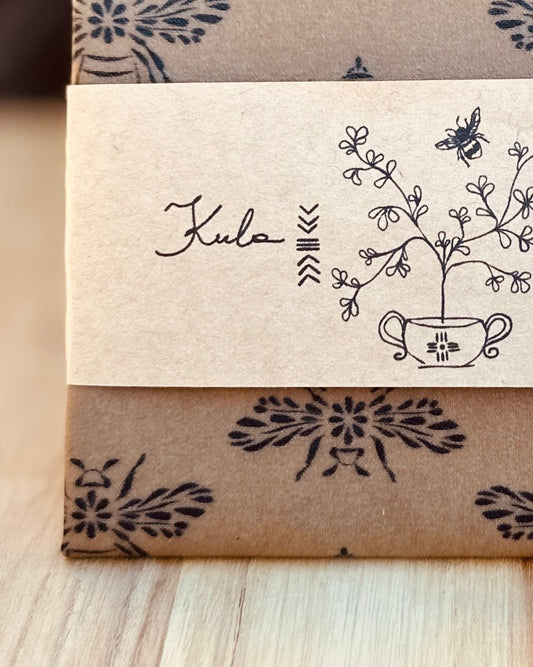 Reusable Beeswax Bread Wrap. Earthbound Bees - Kula Bee Goods