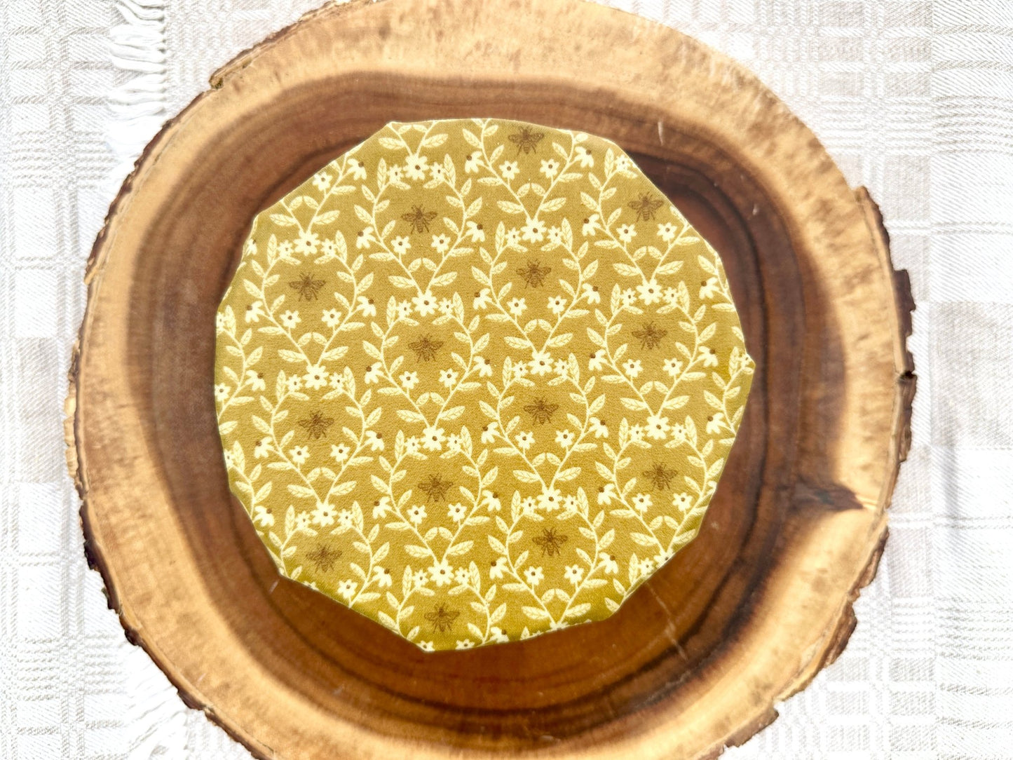 Reusable Beeswax Food Wrap Small. Bee Paisley Tangle - Kula Bee Goods