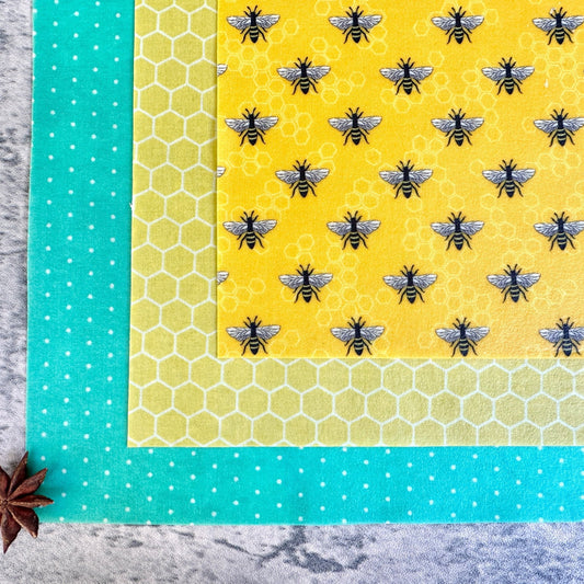 Reusable Beeswax Food Wraps. Sonoran Honey Bees - Kula Bee Goods