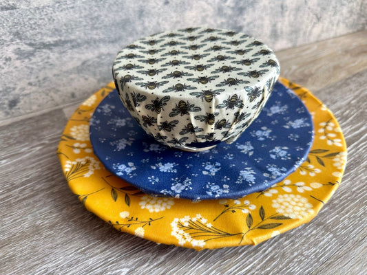 Reusable Beeswax Food Wraps. Midsummer Bees Variety Set - Kula Bee Goods
