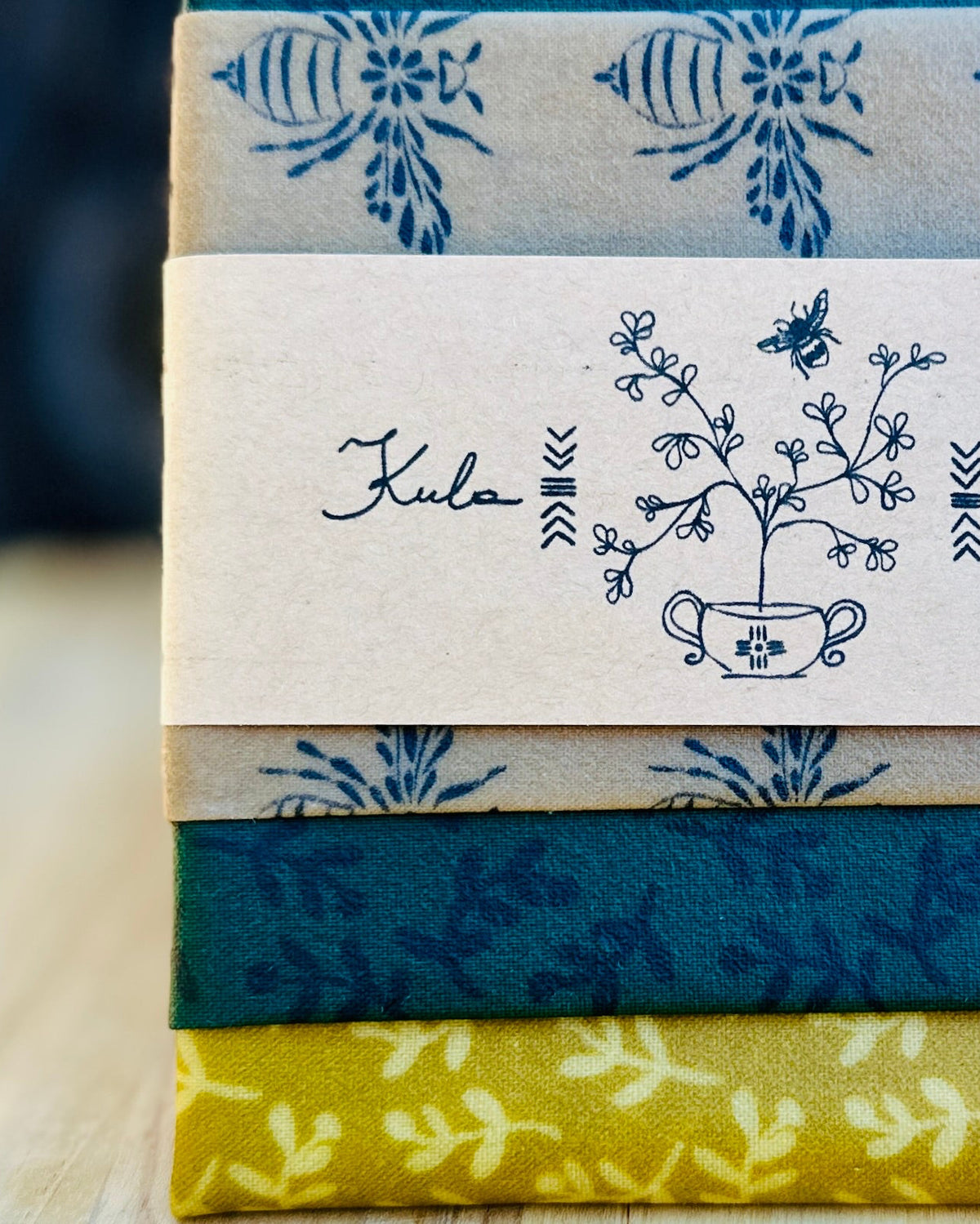 Reusable Beeswax Food Wrap Set.  Prairie Bees