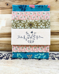 Bee Wrap. Reusable Beeswax Food Wrap Set. Bee Gentle in Grandma's Kitchen - Kula Bee Goods