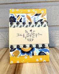 Beeswax Food Wrap Variety set of 3. Spring Bees - Kula Bee Goods
