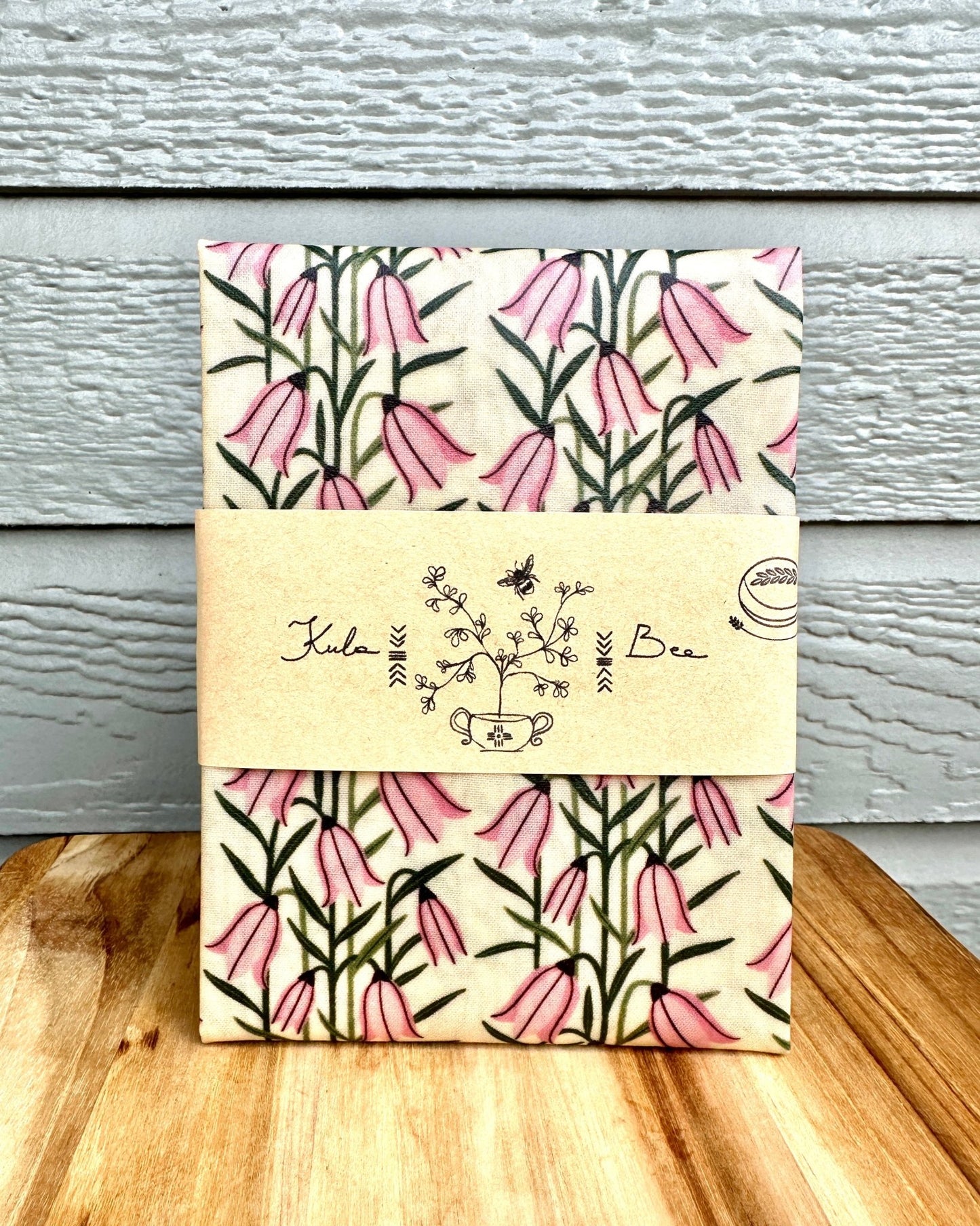 Organic Reusable Beeswax Bread Wrap. Bread Bonnet - Kula Bee Goods