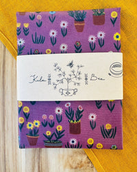 Organic Reusable Beeswax Bread Wrap. My Plants are Happy, My Bread is Happy - Kula Bee Goods