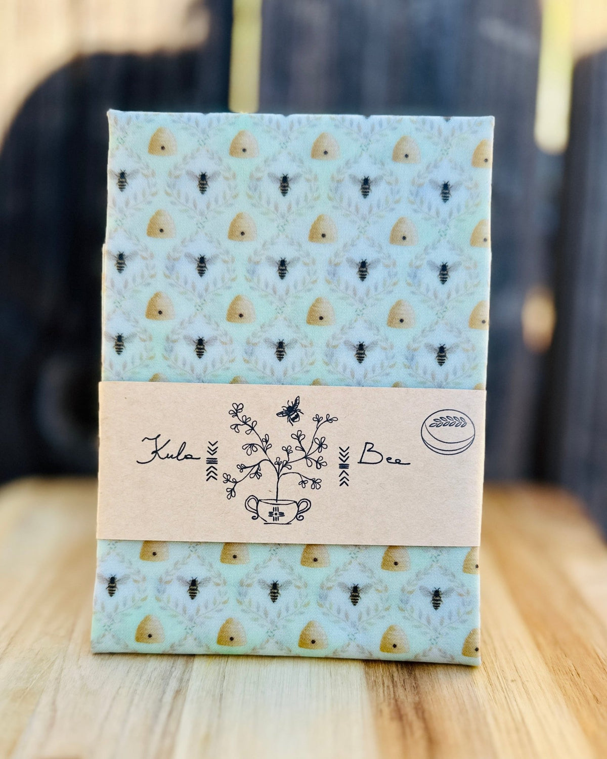 Reusable Beeswax Bread Wrap. Queenright - Kula Bee Goods