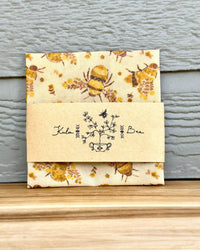 Reusable Beeswax Food Wrap Small. Honey Petals Bee - Kula Bee Goods