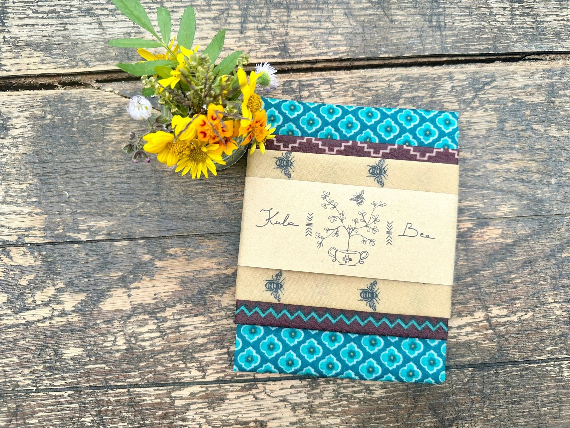 Reusable Beeswax Food Wrap Set. Colorado Bees - Kula Bee Goods