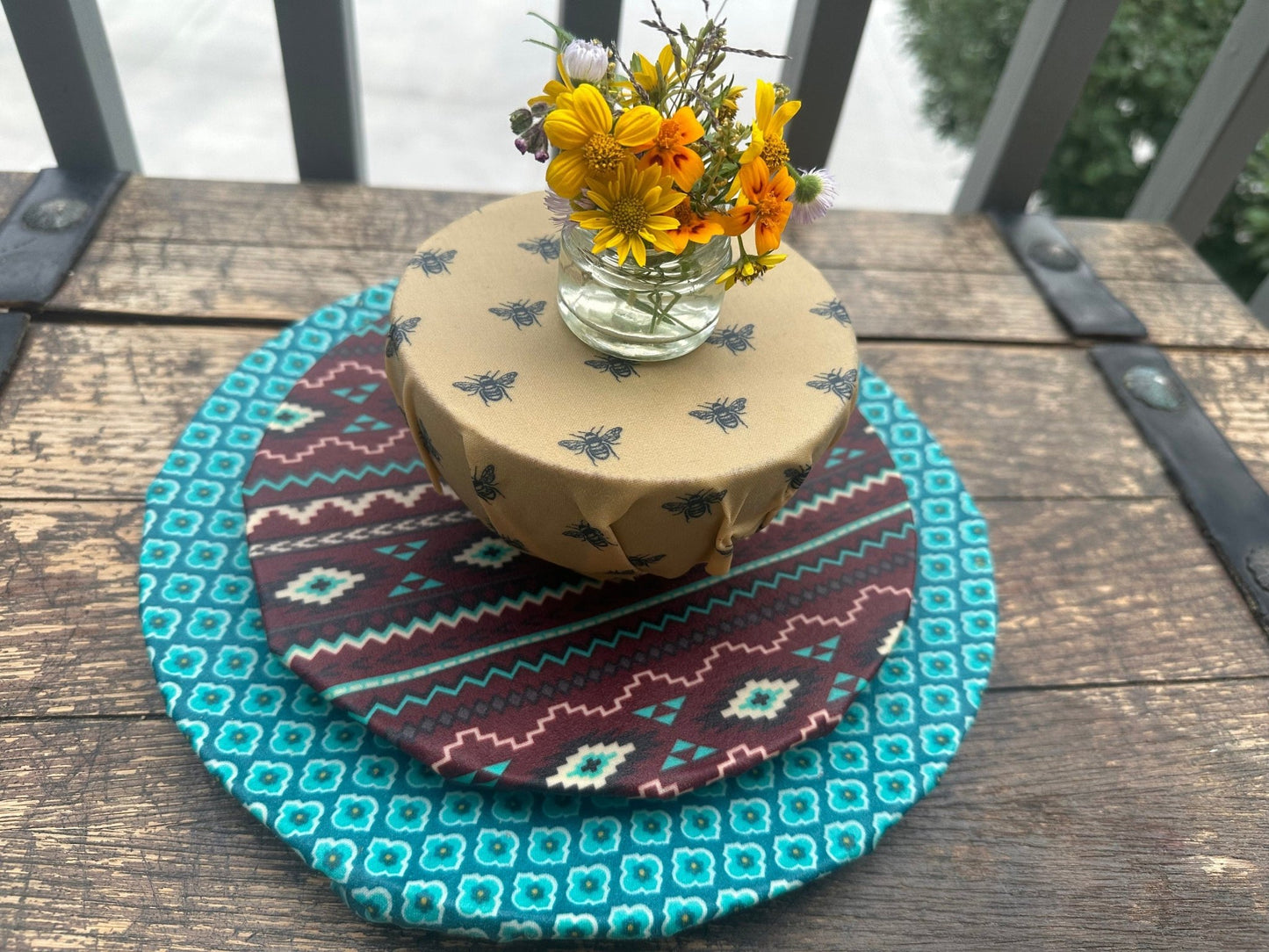 Reusable Beeswax Food Wrap Set. Colorado Bees - Kula Bee Goods