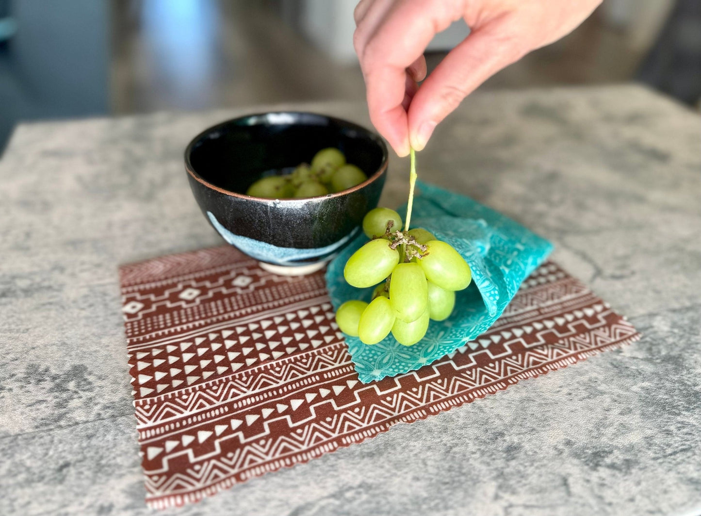 Reusable Beeswax Food Wraps. 3 - Pack. Mountain Bees - Kula Bee Goods