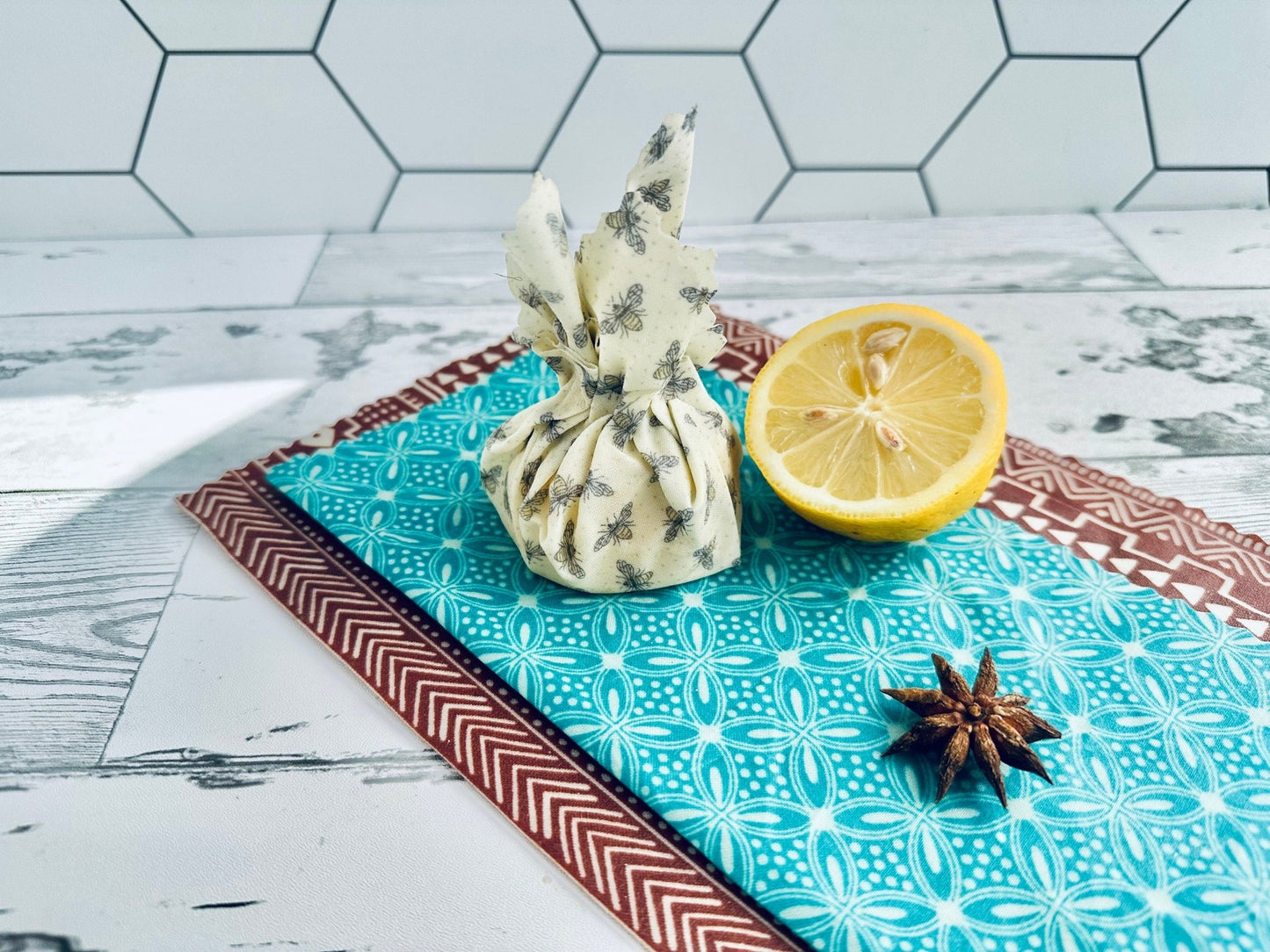 Reusable Beeswax Food Wraps. 3 - Pack. Mountain Bees - Kula Bee Goods