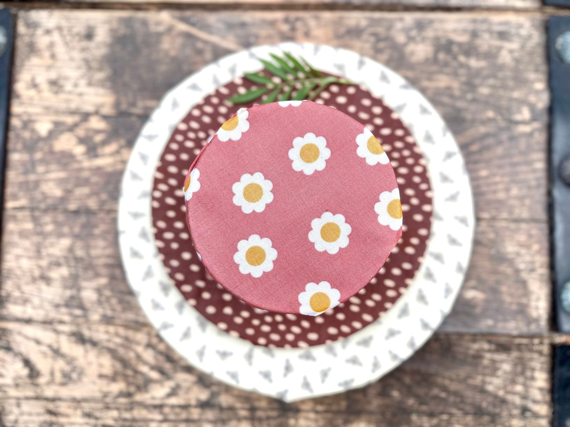 Reusable Beeswax Food Wraps. Bees and Daisies Variety Set - Kula Bee Goods