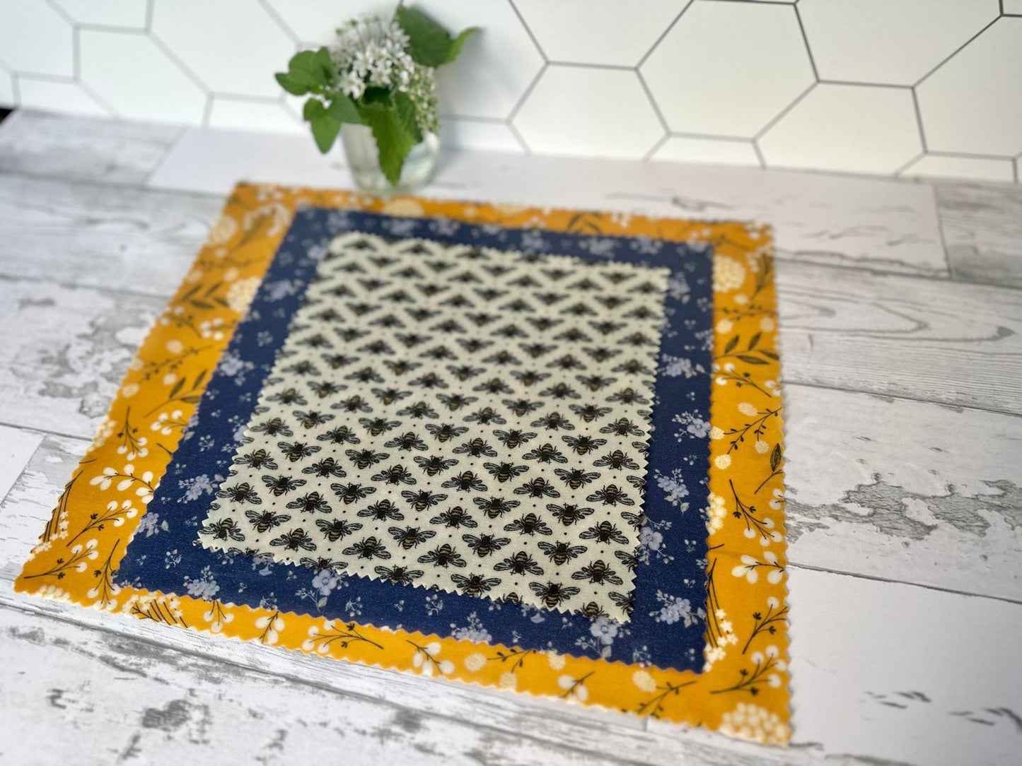 Reusable Beeswax Food Wraps. Midsummer Bees Variety Set - Kula Bee Goods