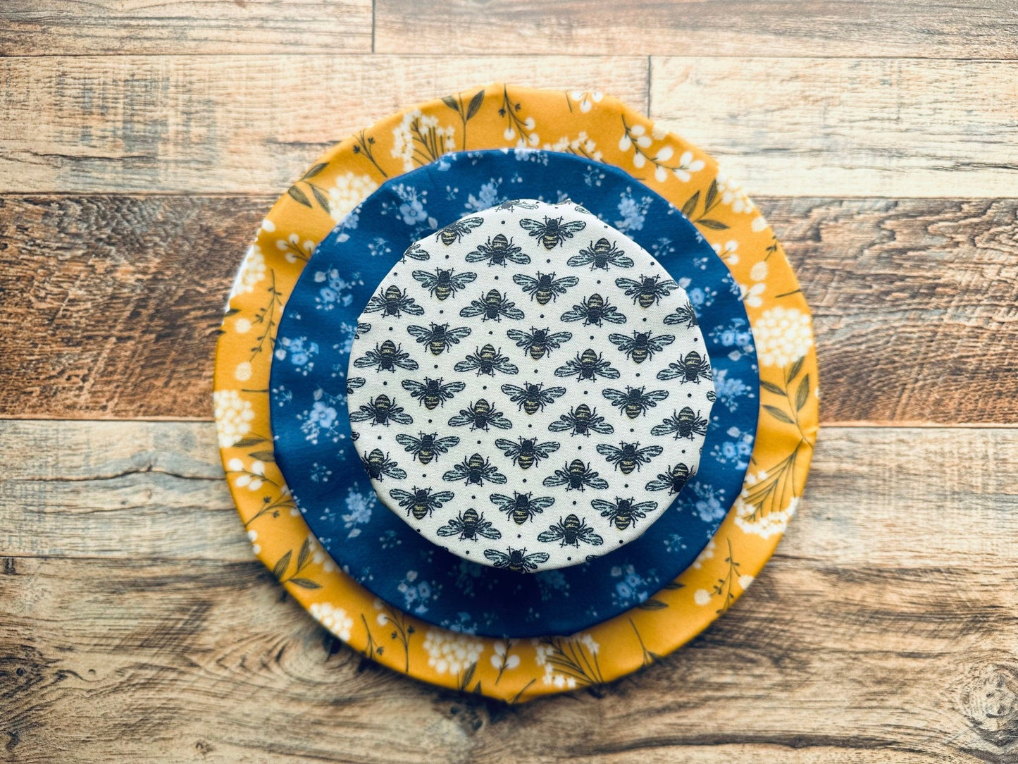 Reusable Beeswax Food Wraps. Midsummer Bees Variety Set - Kula Bee Goods
